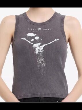 Sleep Token women’s graphic waffle tank-EUC- Large